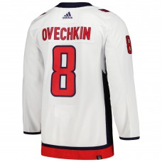 Игровая джерси Alexander Ovechkin Washington Capitals adidas Away Captain Primegreen Authentic - White