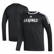 Футболка с длинным рукавом Los Angeles Kings adidas AEROREADY® - Black
