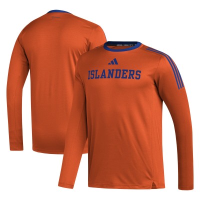 Футболка с длинным рукавом New York Islanders adidas AEROREADY® - Orange