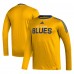 Футболка St. Louis Blues adidas AEROREADY® Long Sleeve - Gold