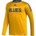 Футболка St. Louis Blues adidas AEROREADY® Long Sleeve - Gold