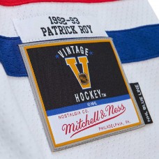 Игровая джерси Patrick Roy Montreal Canadiens Mitchell & Ness 1992 Blue Line - White