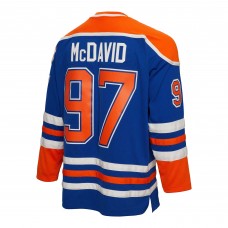 Игровая джерси Connor McDavid Edmonton Oilers Mitchell & Ness 2015 Blue Line - Blue