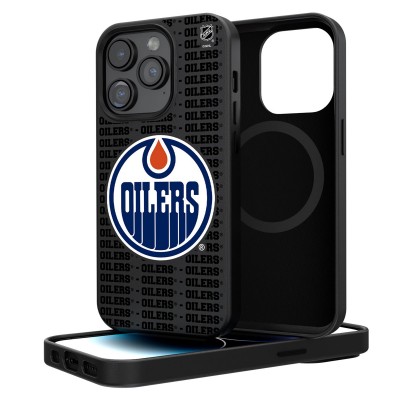 Чехол на телефон Edmonton Oilers Primary Logo iPhone Magnetic Bump