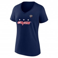 Washington Capitals Womens 2023 NHL Stadium Series Secondary Logo V-Neck T-Shirt - Navy
