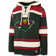 Толстовка Minnesota Wild Kirill Kaprizov 47 Green Player Name & Number Lacer