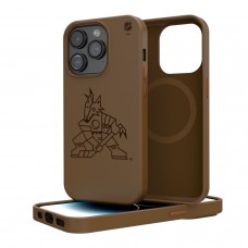 Чехол на телефон Arizona Coyotes iPhone Magnetic Bump - Brown