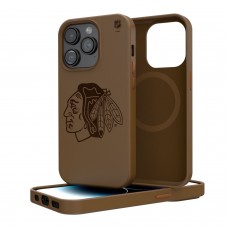 Чехол на телефон Chicago Blackhawks iPhone Magnetic Bump - Brown