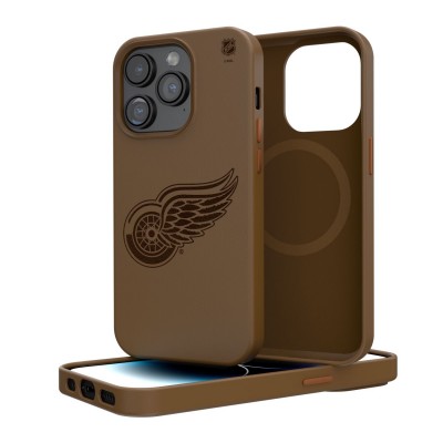 Чехол на телефон Detroit Red Wings iPhone Magnetic Bump - Brown