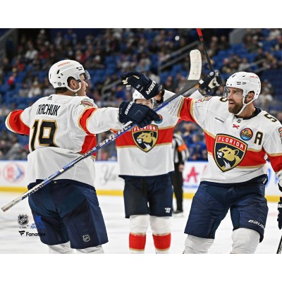 Matthew Tkachuk Florida Panthers Unsigned Fanatics Authentic Celebrates a Goal Photograph