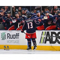 Johnny Gaudreau Columbus Blue Jackets Unsigned Fanatics Authentic Celebrates a Goal Photograph