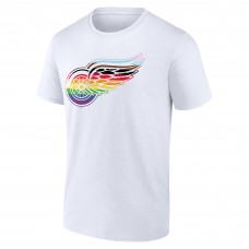 Detroit Red Wings Fanatics Branded Team Pride Logo T-Shirt - White