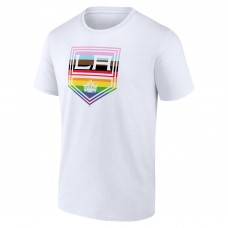 Los Angeles Kings Team Pride Logo T-Shirt - White