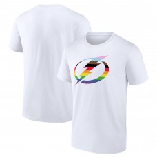 Tampa Bay Lightning Team Pride Logo T-Shirt - White