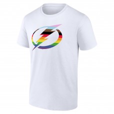 Tampa Bay Lightning Team Pride Logo T-Shirt - White