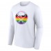 Футболка с длинным рукавом Buffalo Sabres White Team Pride Logo