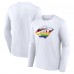 Футболка с длинным рукавом Minnesota Wild Team Pride Logo - White