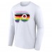 Футболка с длинным рукавом Philadelphia Flyers Team Pride Logo - White