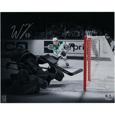 Wyatt Johnston Dallas Stars Autographed Fanatics Authentic 16 x 20 1st NHL Goal Spotlight Photograph