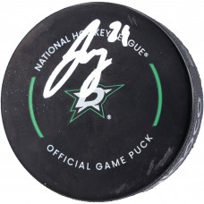 Шайба Jake Oettinger Dallas Stars Autographed Fanatics Authentic Official NHL Game