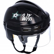 Шлем Wyatt Johnston Dallas Stars Autographed Fanatics Authentic Black Mini