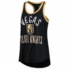 Vegas Golden Knights G-III 4Her by Carl Banks Womens First Base Racerback Scoop Neck Tank Top - Black