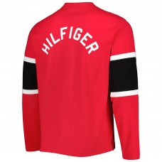 Футболка с длинным рукавом Chicago Blackhawks Tommy Hilfiger Walter Lace-Up - Red