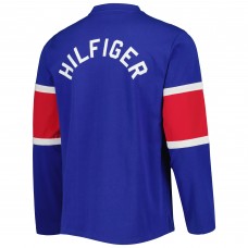 Футболка с длинным рукавом New York Rangers Tommy Hilfiger Walter Lace-Up - Blue