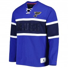Футболка с длинным рукавом St. Louis Blues Tommy Hilfiger Walter Lace-Up - Blue