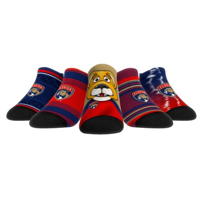 Пять пар носков Florida Panthers Rock Em Unisex Super Fan -