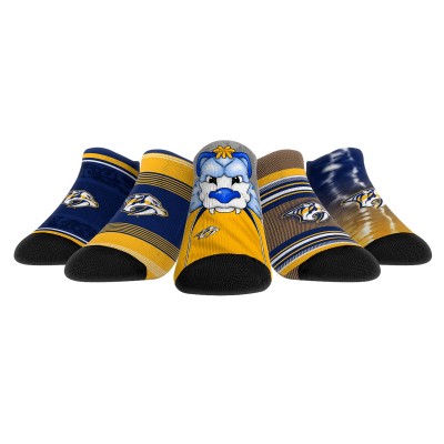 Пять пар носков Nashville Predators Rock Em Unisex Super Fan -