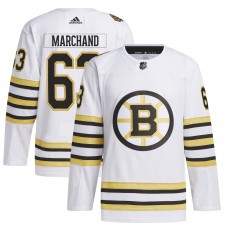 Игровая форма Brad Marchand Boston Bruins adidas  Primegreen Authentic Player - White