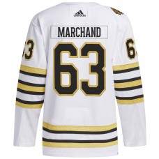 Игровая форма Brad Marchand Boston Bruins adidas  Primegreen Authentic Player - White