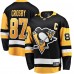 Игровая джерси Sidney Crosby Pittsburgh Penguins Fanatics Branded Captain Patch Home Breakaway - Black