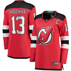 Женская джерси New Devils Nico Hischier Fanatics Red Captain Patch Home Breakaway Женская джерси New Devils Nico Hischier Fanatics Red Captain Patch Home Breakaway