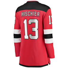 Женская джерси New Devils Nico Hischier Fanatics Red Captain Patch Home Breakaway Женская джерси New Devils Nico Hischier Fanatics Red Captain Patch Home Breakaway