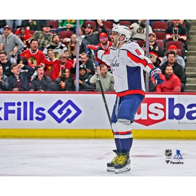 Alexander Ovechkin Washington Capitals Unsigned Fanatics Authentic Celebrating 800 Goals Photograph