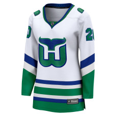 Женская Джерси Carolina Hurricanes Sebastian Aho Fanatics White Throwback Breakaway Женская Джерси Carolina Hurricanes Sebastian Aho Fanatics White Throwback Breakaway