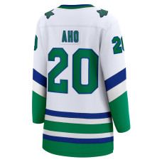Женская Джерси Carolina Hurricanes Sebastian Aho Fanatics White Throwback Breakaway Женская Джерси Carolina Hurricanes Sebastian Aho Fanatics White Throwback Breakaway