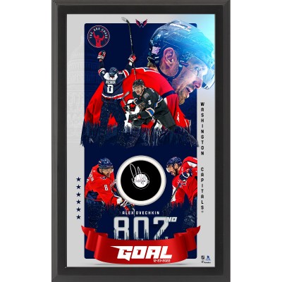 Шайба Постер с шайбой Autographed Washington Capitals Alexander Ovechkin Fanatics Authentic Framed GR8 Chase with