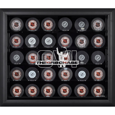Шайба Washington Capitals Alexander Ovechkin Fanatics Authentic Black Framed 30- GR8 Chase Logo Display Case