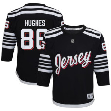 Детская джерси New Devils Jack Hughes Black Alternate Replica
