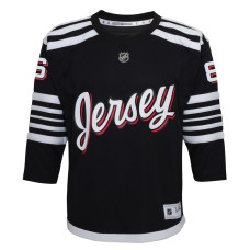 Детская джерси New Devils Jack Hughes Black Alternate Replica