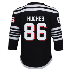 Детская джерси New Devils Jack Hughes Black Alternate Replica
