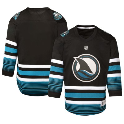 Игровая джерси San Jose Sharks Youth Alternate Replica - Black