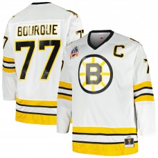 Игровая форма Ray Bourque Boston Bruins Mitchell &amp; Ness Big &amp; Tall Captain Patch Blue Line Player - White