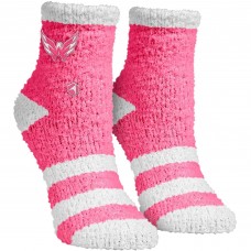 Washington Capitals Rock Em Socks Fuzzy Crew Socks - Pink