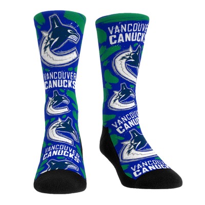 Носки Vancouver Canucks Rock Em Unisex Allover Logo & Paint Crew