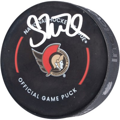 Tim Stutzle Ottawa Senators Autographed Fanatics Authentic NHL Official Game Puck