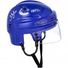 Daniel Sedin Vancouver Canucks Autographed Fanatics Authentic Blue Mini Helmet with HOF 22 Inscription